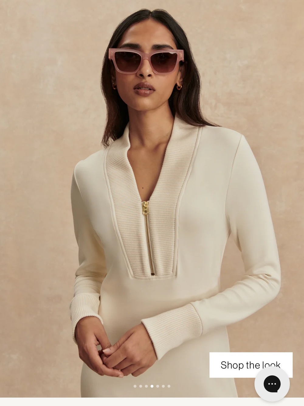 Varley Bree Half Zip Midi Dress - Picture 3 of 16